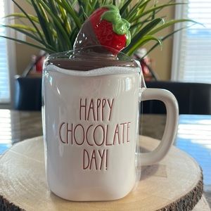 Rae Dunn HAPPY CHOCOLATE DAY mug
